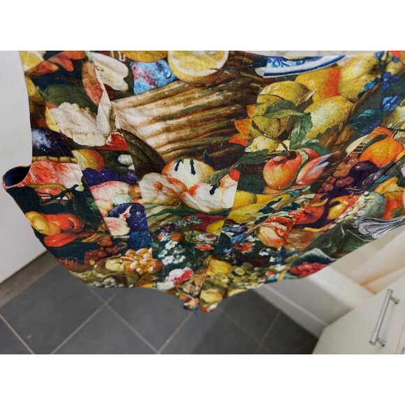 Samantha Pleet Harvest Print Corset Crop Top Bustier Food Fruit Veggie Floral 4 - Picture 11 of 13